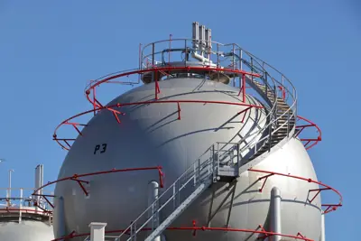 Spherical LPG storage tank